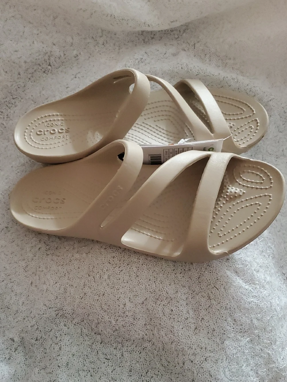 NWT CROCS Kadee II Sandals Women's - Size W8 - Cobblestone - Summer
